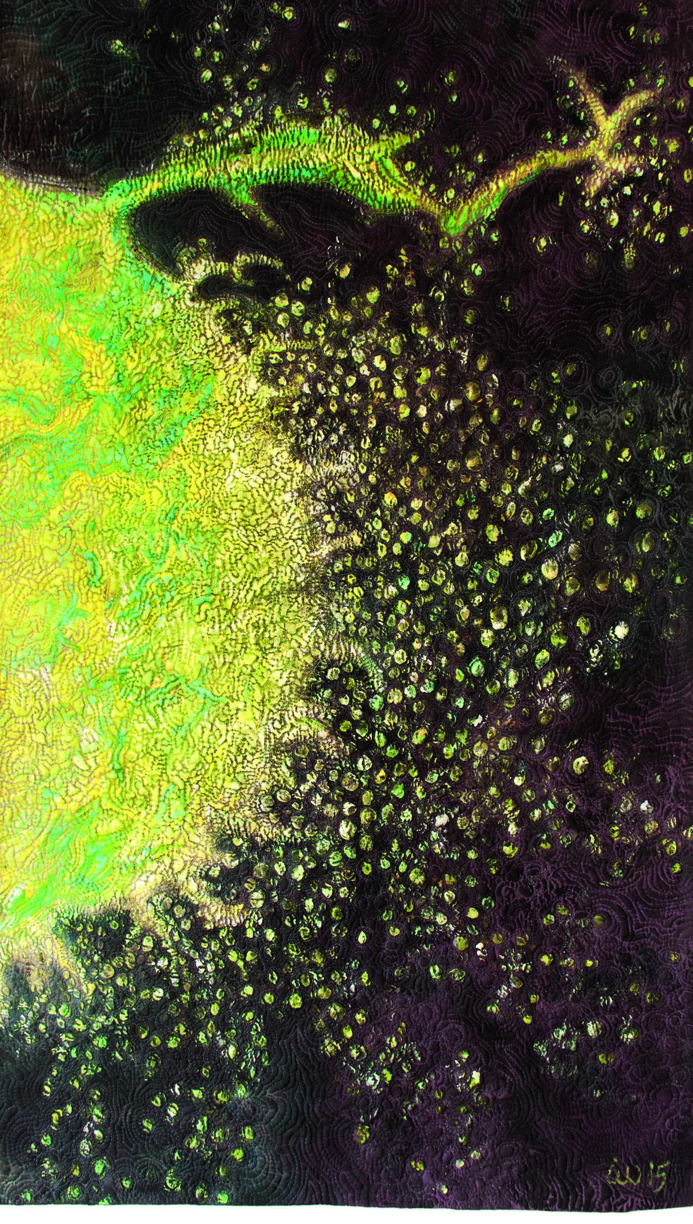 Sonneneruption 2, 66 x 112 cm, 2015