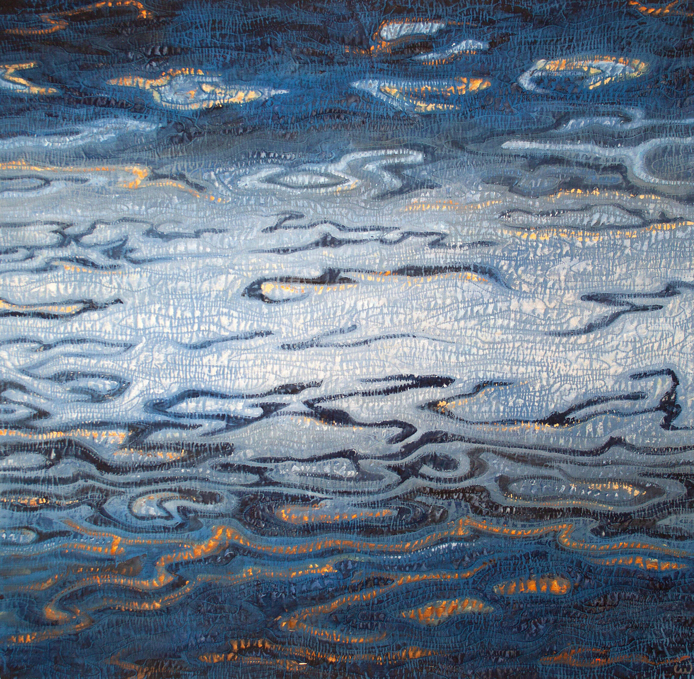 3. The soul of the ocean 3, 108 x 100 cm, 2025