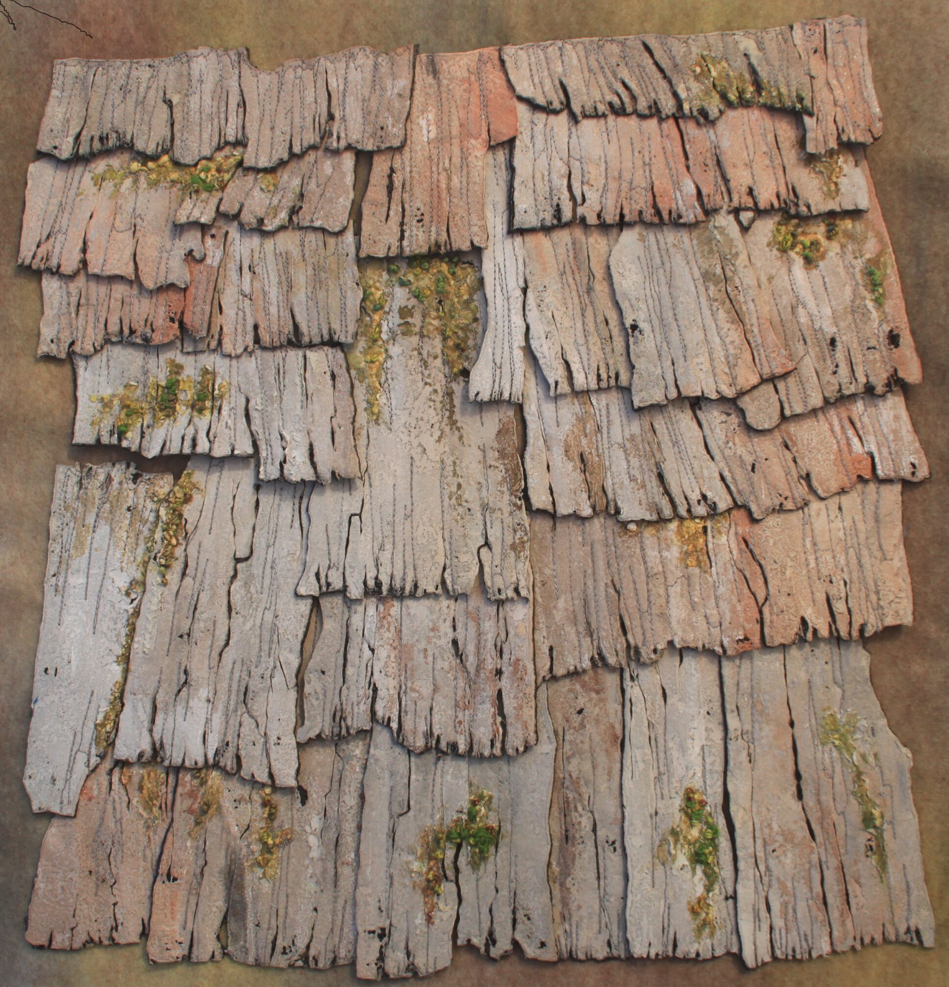 Dach Bellwald , 50 x 50 cm, 2016  