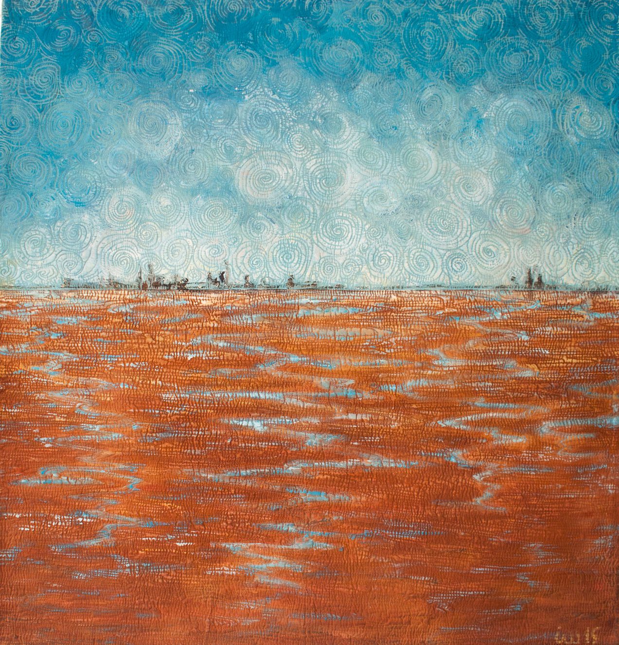 Horizon I, 96 x 102 cm, 2015