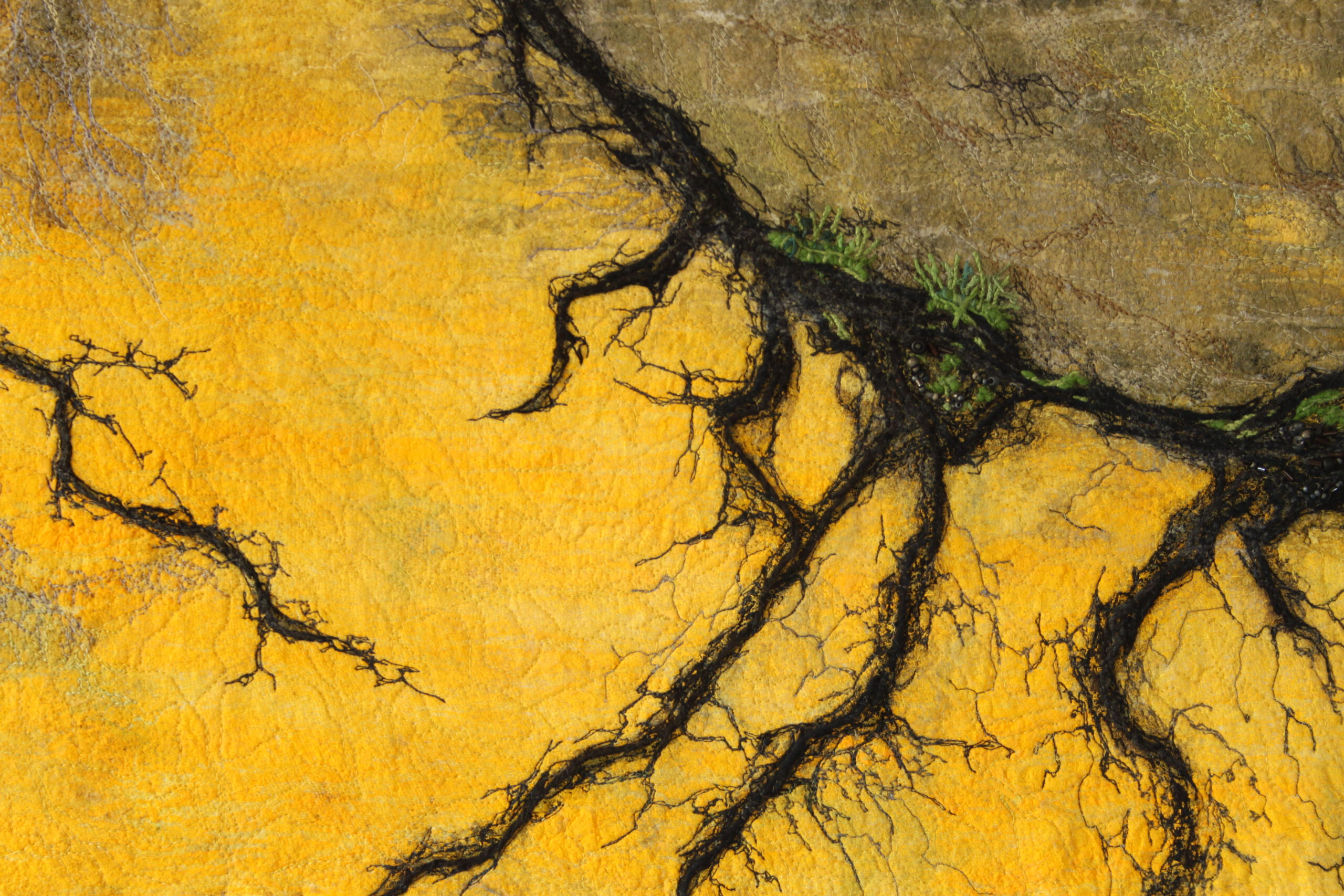 Kleines Pflänzchen Hoffnung, 34 x 90 cm (Detail), 2022