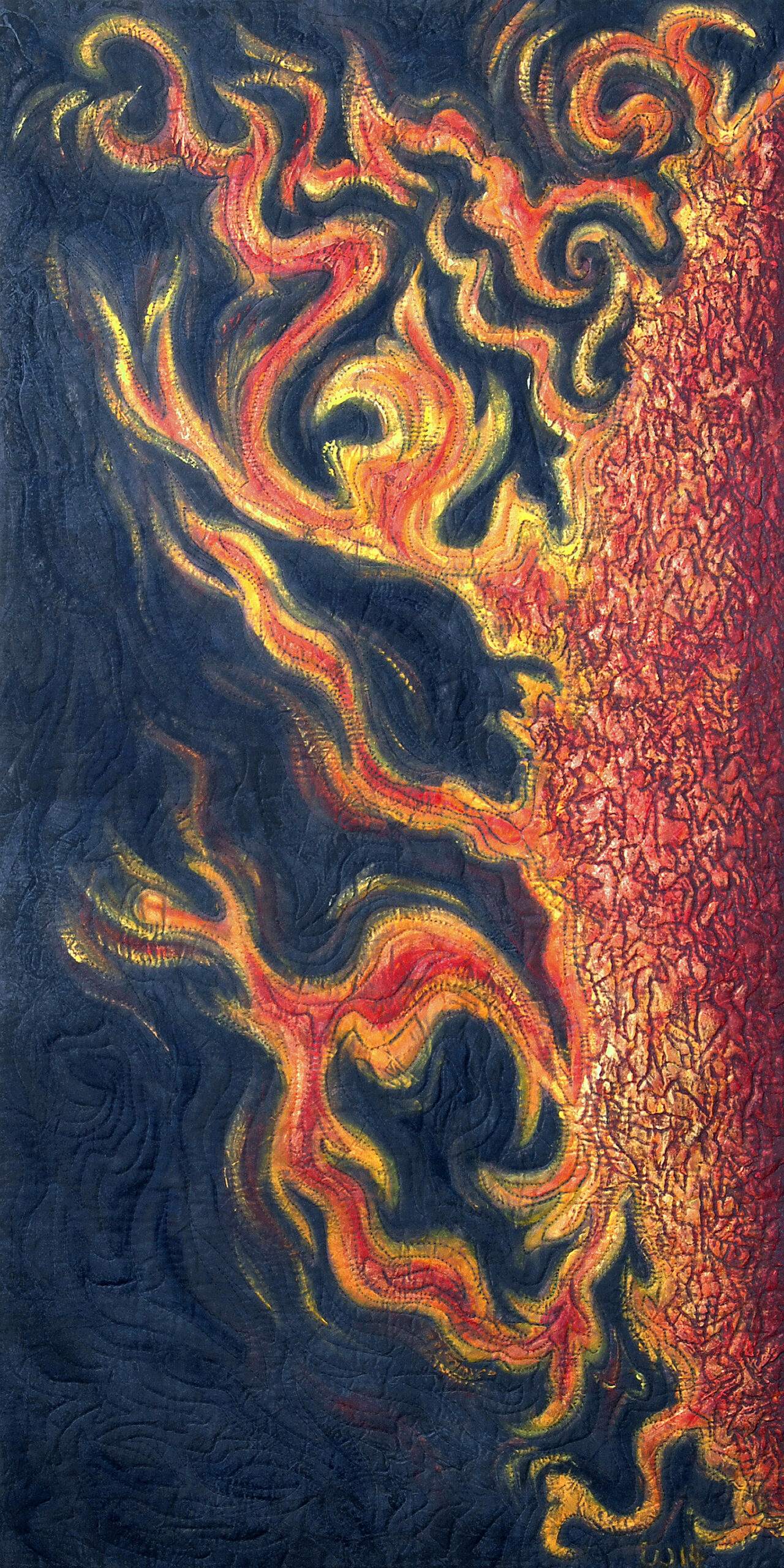 Sonneneruption 1, 60 x 120 cm, 2014