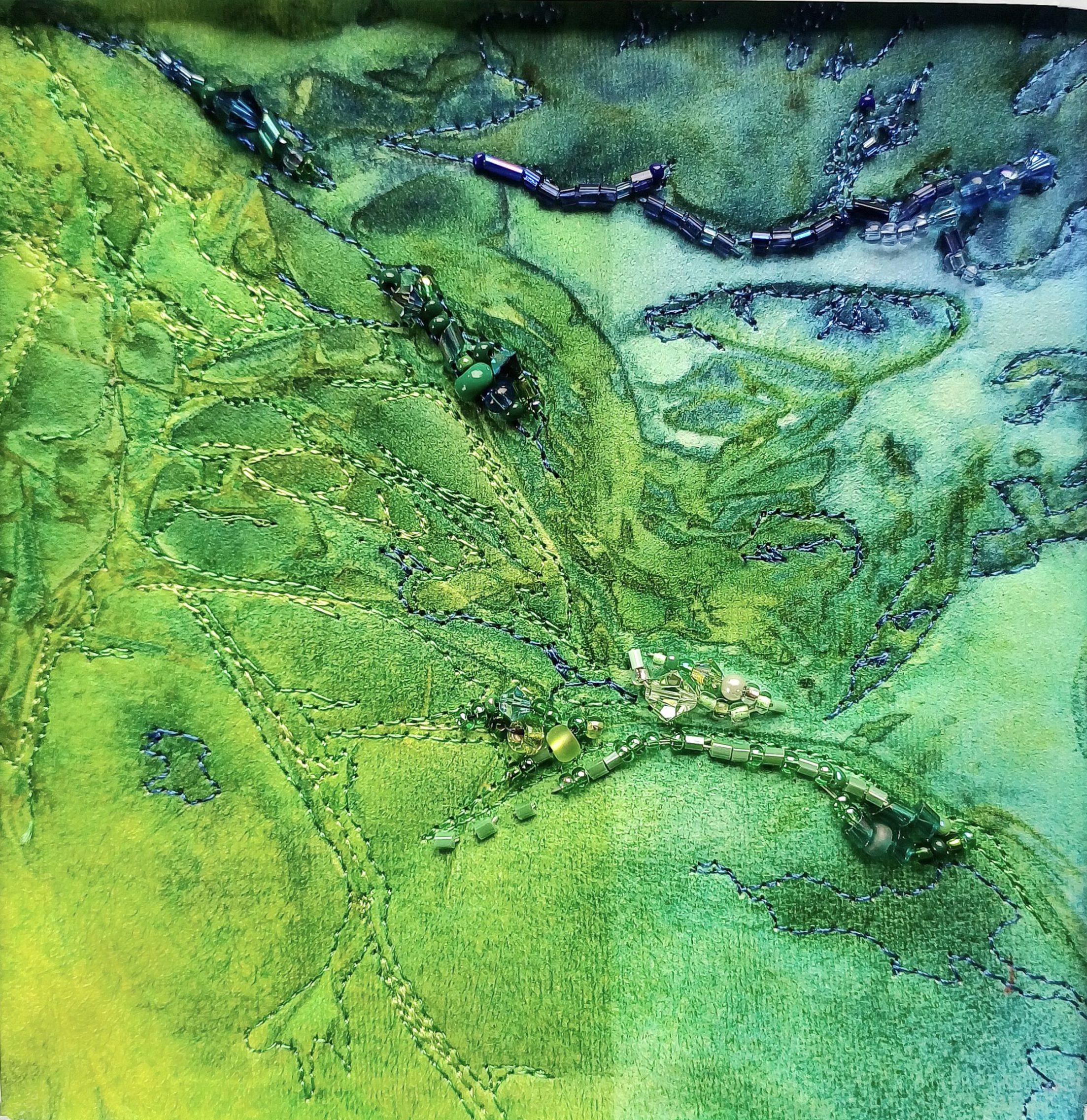 Stickstoff 8, 23 x 23 cm, 2024