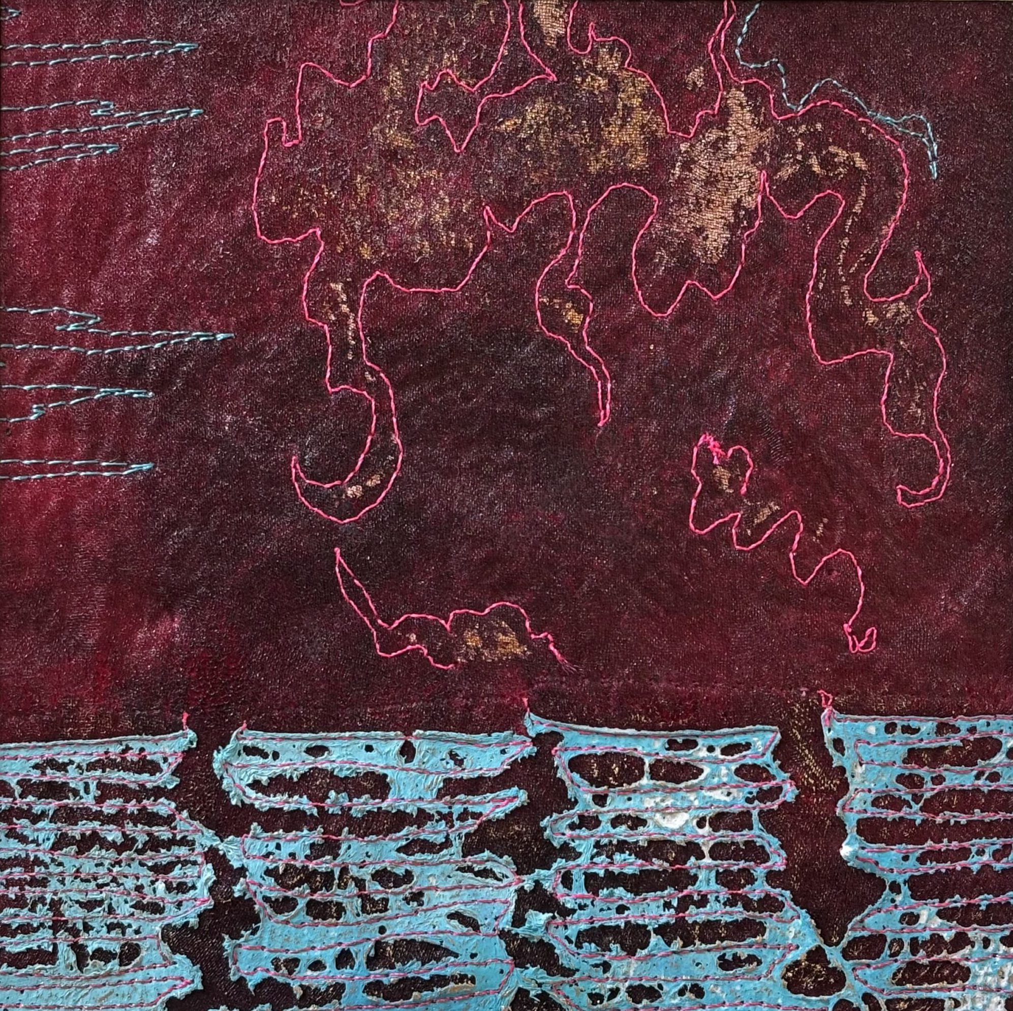 Stickstoff 3, 23 x 23 cm