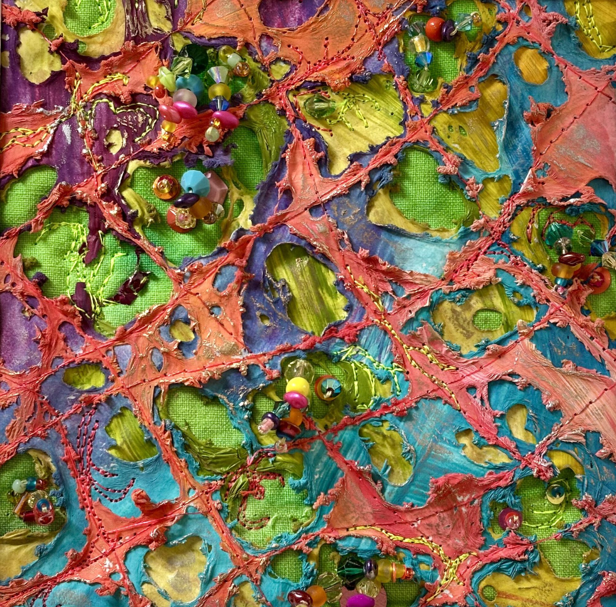 Stickstoff 3,  23 x 23 cm