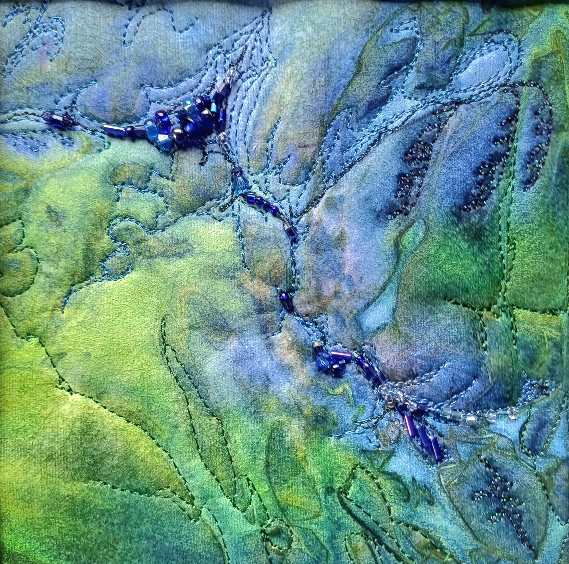 Stickstoff 7,  23 x 23 cm