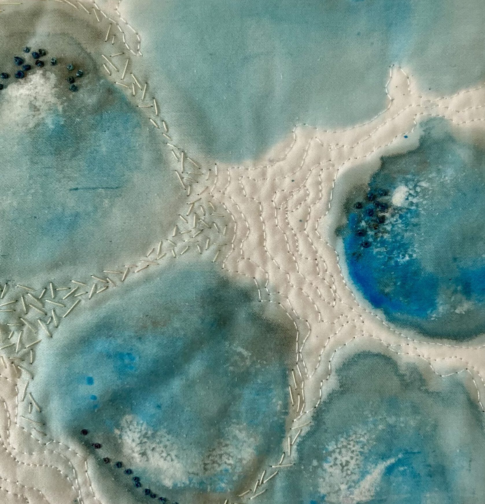 Stickstoff 9,  23 x 23 cm